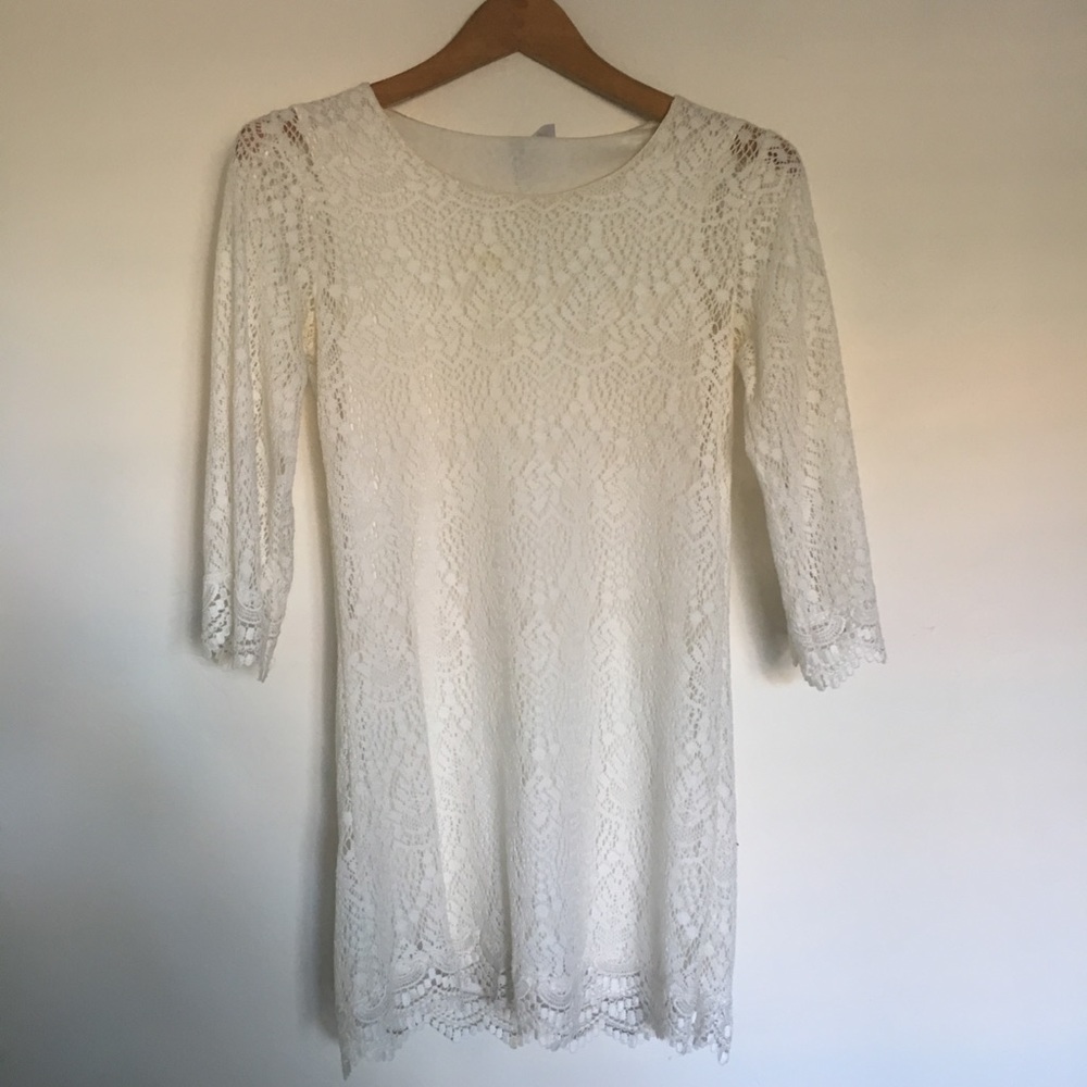 White Lace Dress